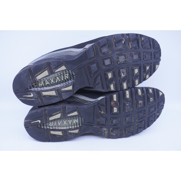 Nike Air Max Torch 3 Men's Size 15 Sneakers 319116-011 Black Silver Athletic Run - Picture 7 of 7